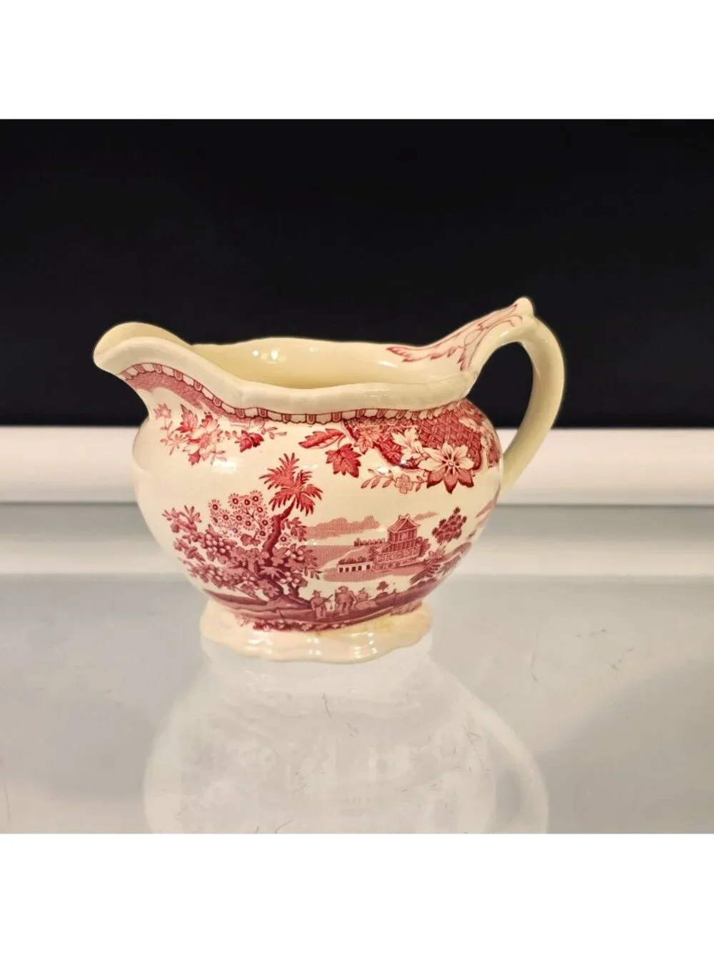 Wood & Sons England Seaforth Chinoiserie Pattern Creamer Enoch 1784 Ralph 1750